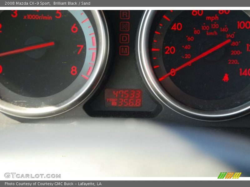 Brilliant Black / Sand 2008 Mazda CX-9 Sport