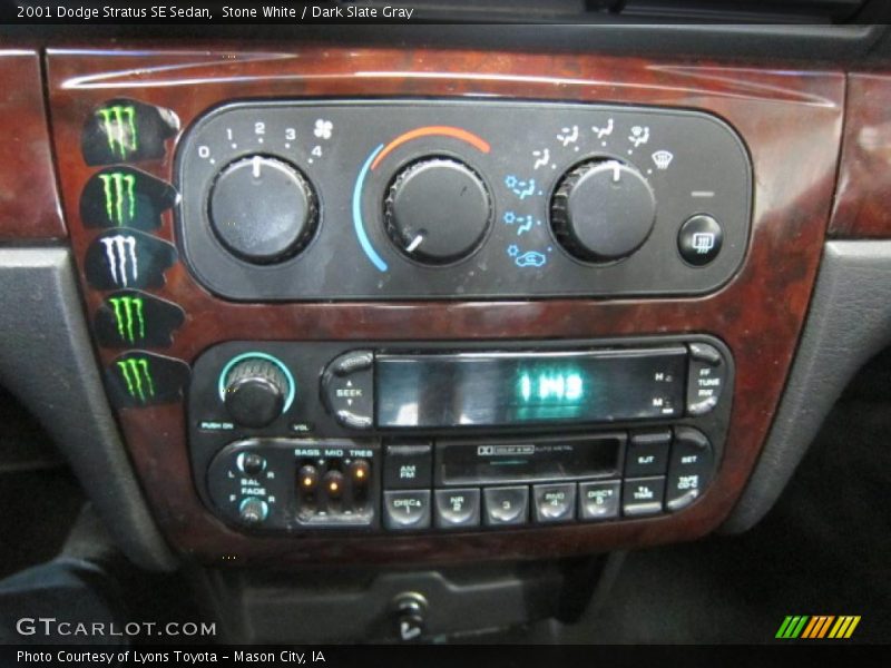 Stone White / Dark Slate Gray 2001 Dodge Stratus SE Sedan