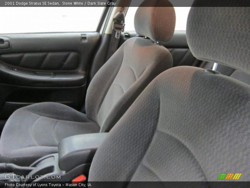 Stone White / Dark Slate Gray 2001 Dodge Stratus SE Sedan