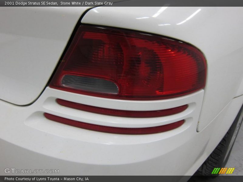 Stone White / Dark Slate Gray 2001 Dodge Stratus SE Sedan