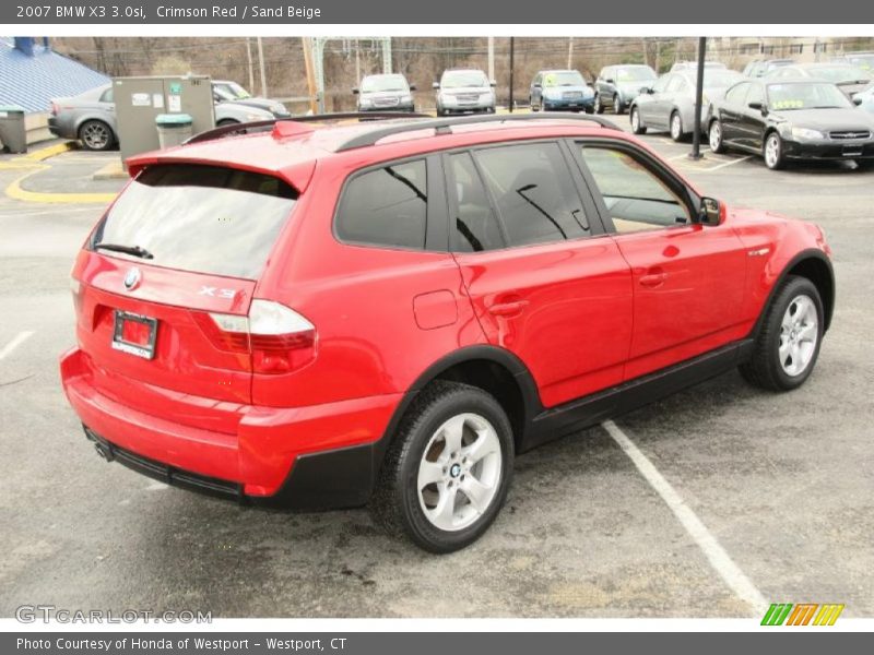  2007 X3 3.0si Crimson Red