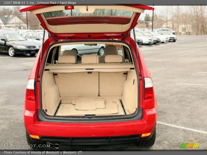 2007 X3 3.0si Trunk