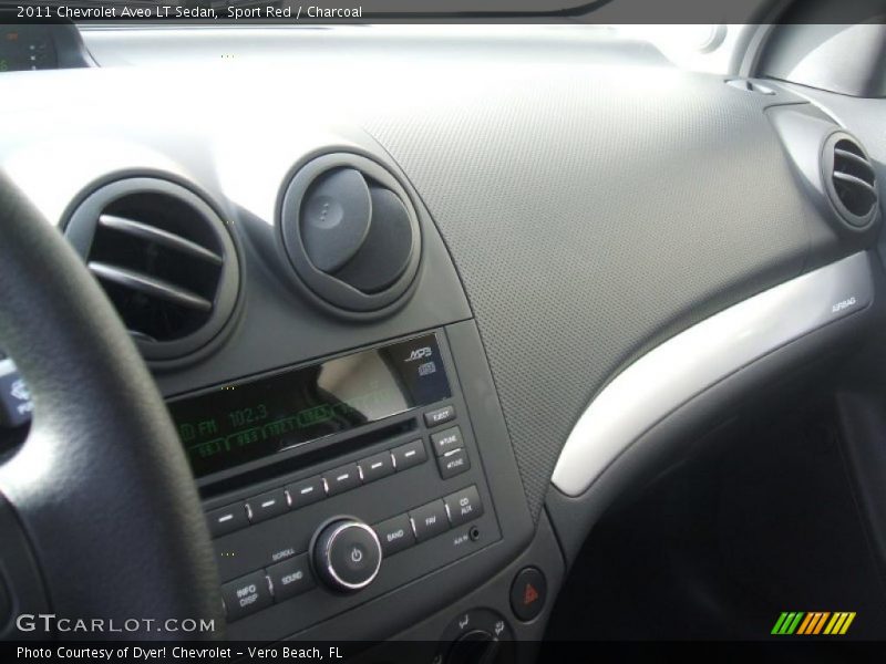 Sport Red / Charcoal 2011 Chevrolet Aveo LT Sedan
