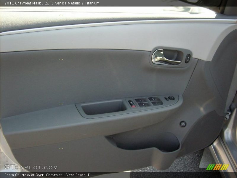 Silver Ice Metallic / Titanium 2011 Chevrolet Malibu LS