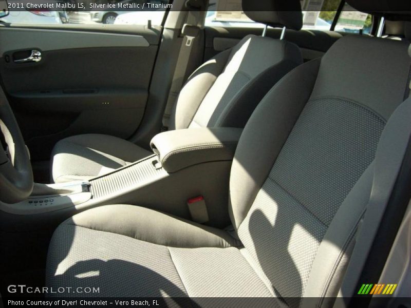Silver Ice Metallic / Titanium 2011 Chevrolet Malibu LS