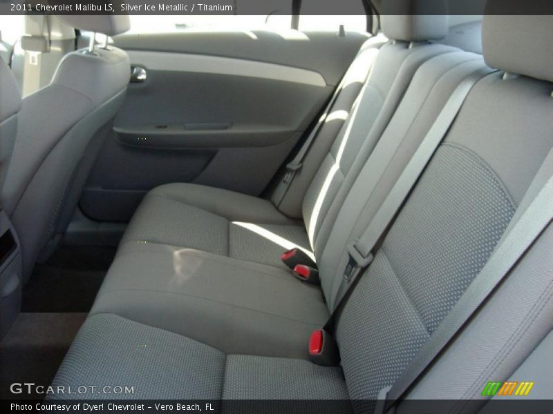 Silver Ice Metallic / Titanium 2011 Chevrolet Malibu LS