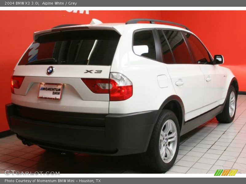 Alpine White / Grey 2004 BMW X3 3.0i