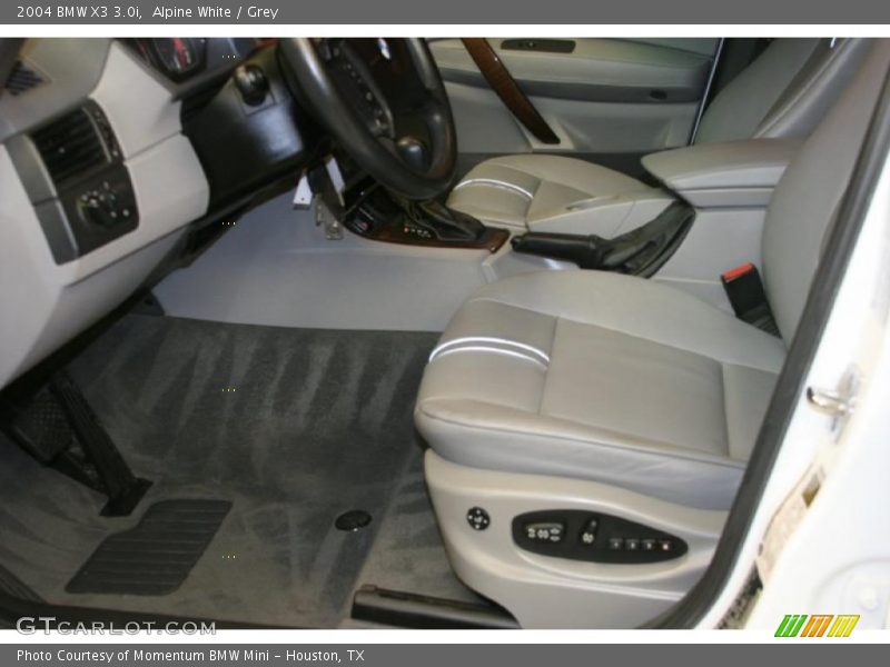 Alpine White / Grey 2004 BMW X3 3.0i