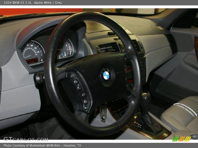 Alpine White / Grey 2004 BMW X3 3.0i