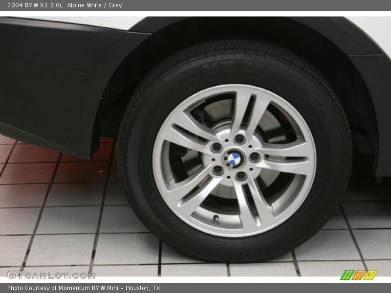 Alpine White / Grey 2004 BMW X3 3.0i