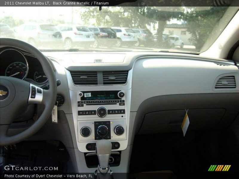 Black Granite Metallic / Titanium 2011 Chevrolet Malibu LT