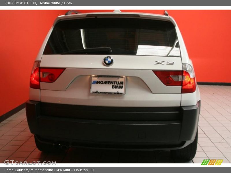 Alpine White / Grey 2004 BMW X3 3.0i