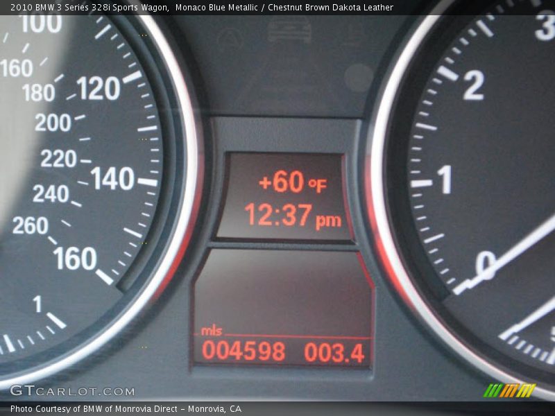 Monaco Blue Metallic / Chestnut Brown Dakota Leather 2010 BMW 3 Series 328i Sports Wagon