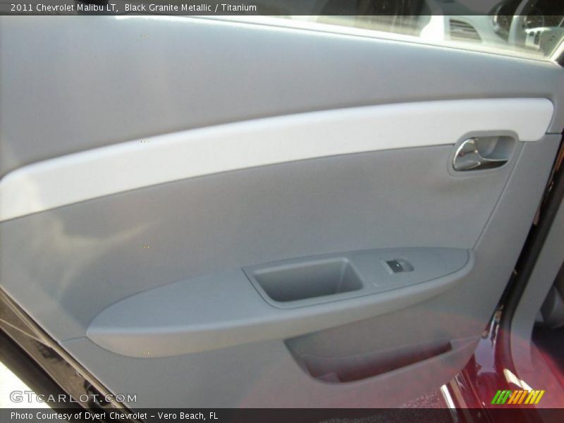 Black Granite Metallic / Titanium 2011 Chevrolet Malibu LT