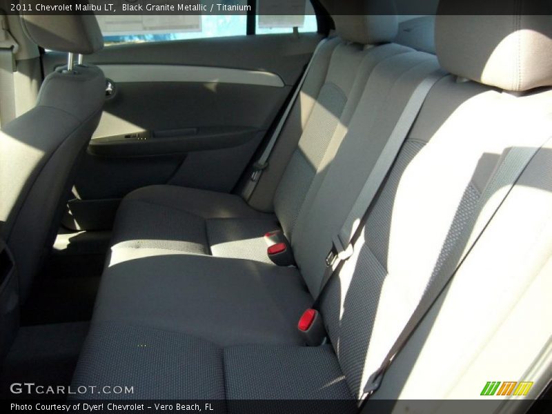 Black Granite Metallic / Titanium 2011 Chevrolet Malibu LT