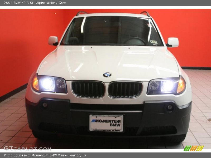 Alpine White / Grey 2004 BMW X3 3.0i
