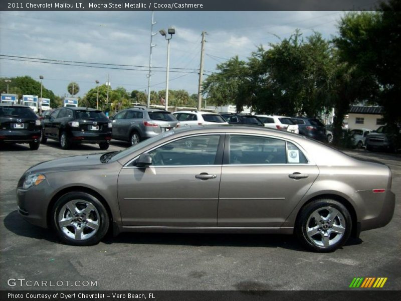 Mocha Steel Metallic / Cocoa/Cashmere 2011 Chevrolet Malibu LT