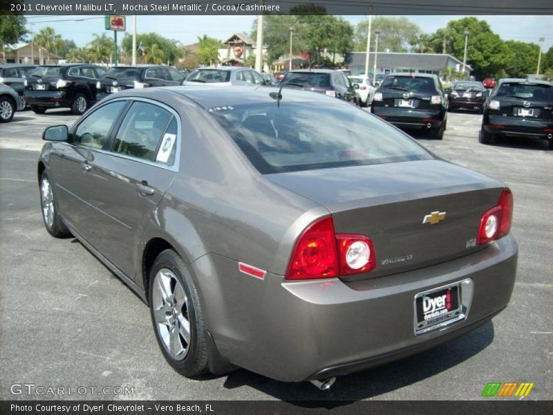 Mocha Steel Metallic / Cocoa/Cashmere 2011 Chevrolet Malibu LT