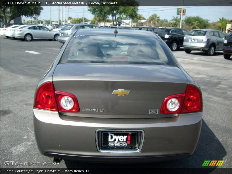 Mocha Steel Metallic / Cocoa/Cashmere 2011 Chevrolet Malibu LT