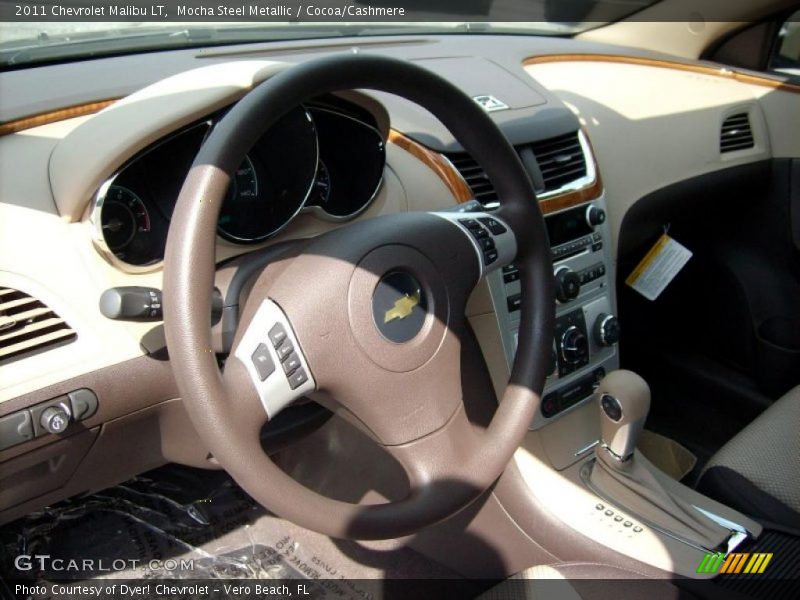 Mocha Steel Metallic / Cocoa/Cashmere 2011 Chevrolet Malibu LT