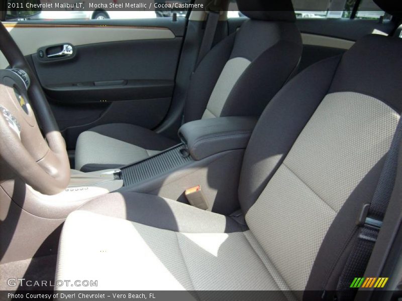 Mocha Steel Metallic / Cocoa/Cashmere 2011 Chevrolet Malibu LT