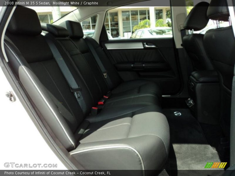 Moonlight White / Graphite 2008 Infiniti M 35 S Sedan