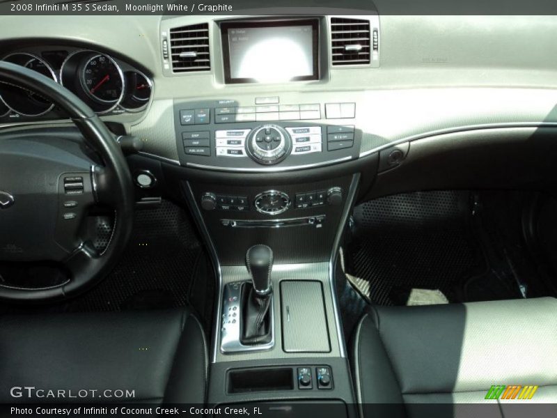 Moonlight White / Graphite 2008 Infiniti M 35 S Sedan