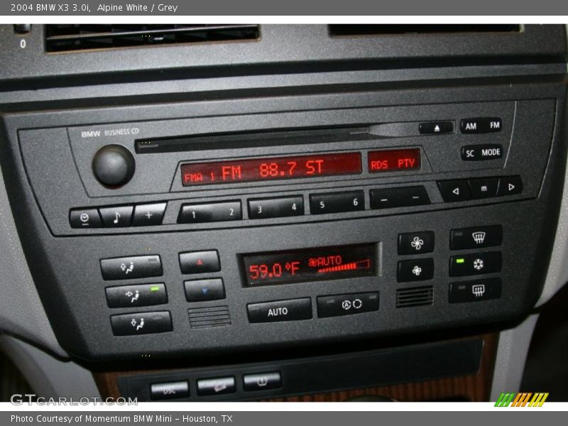 Alpine White / Grey 2004 BMW X3 3.0i