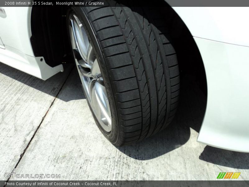 Moonlight White / Graphite 2008 Infiniti M 35 S Sedan