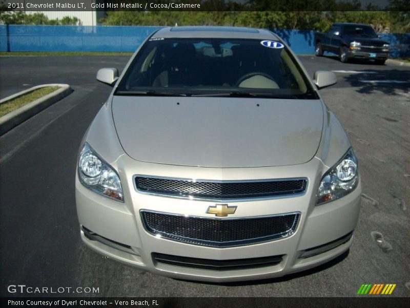 Gold Mist Metallic / Cocoa/Cashmere 2011 Chevrolet Malibu LT