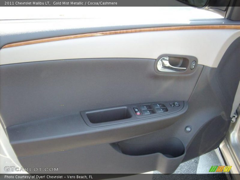 Gold Mist Metallic / Cocoa/Cashmere 2011 Chevrolet Malibu LT