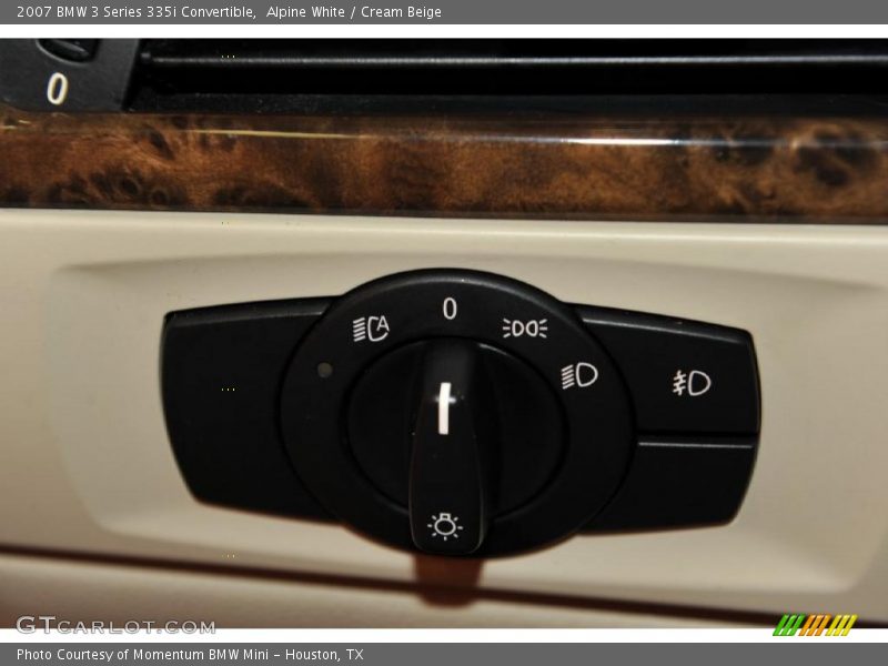 Alpine White / Cream Beige 2007 BMW 3 Series 335i Convertible