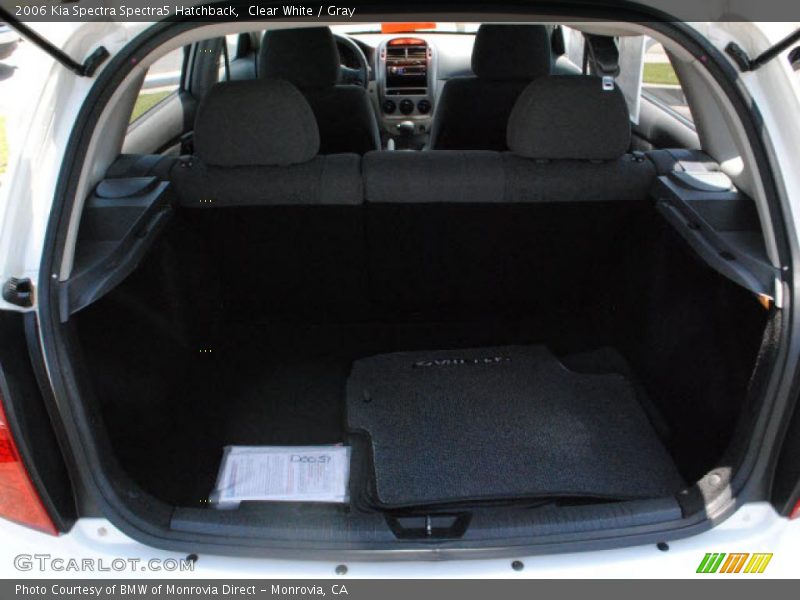 Clear White / Gray 2006 Kia Spectra Spectra5 Hatchback