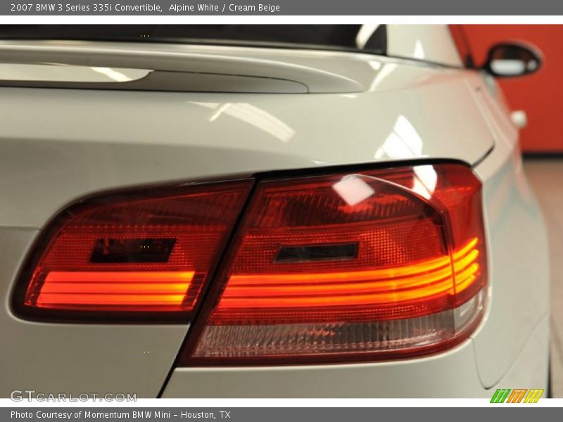Alpine White / Cream Beige 2007 BMW 3 Series 335i Convertible