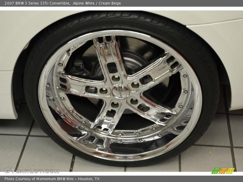 Alpine White / Cream Beige 2007 BMW 3 Series 335i Convertible