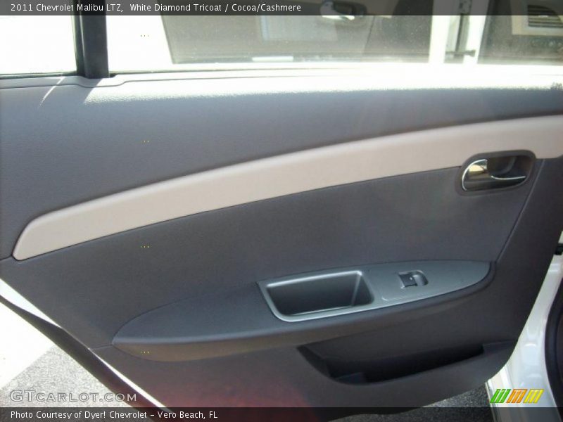 White Diamond Tricoat / Cocoa/Cashmere 2011 Chevrolet Malibu LTZ