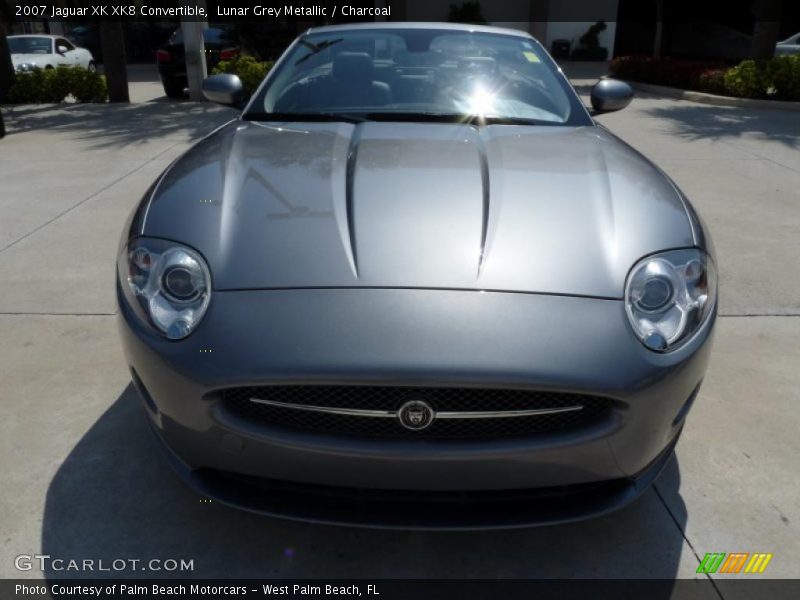 Lunar Grey Metallic / Charcoal 2007 Jaguar XK XK8 Convertible