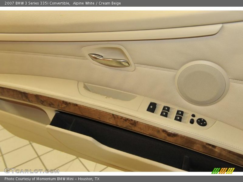 Alpine White / Cream Beige 2007 BMW 3 Series 335i Convertible