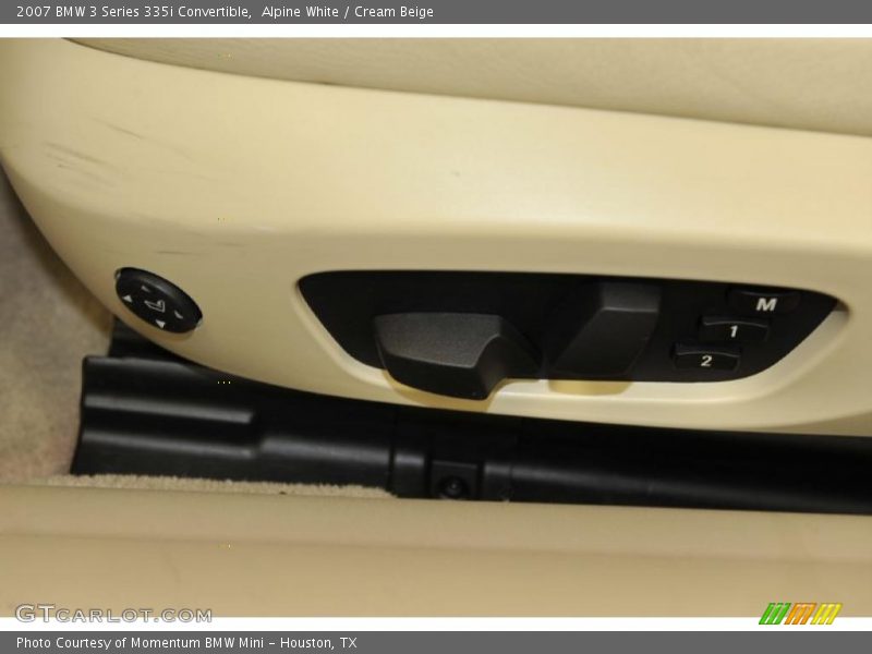 Alpine White / Cream Beige 2007 BMW 3 Series 335i Convertible