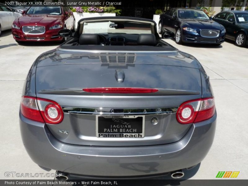 Lunar Grey Metallic / Charcoal 2007 Jaguar XK XK8 Convertible