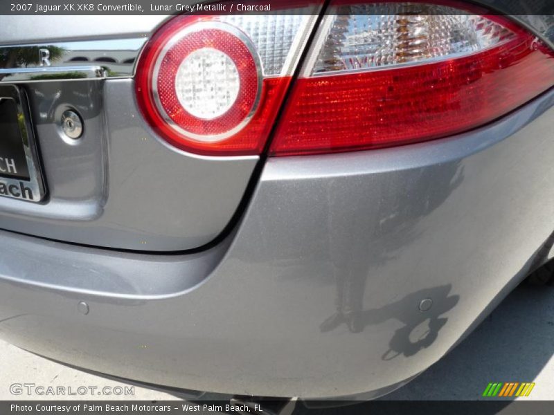 Lunar Grey Metallic / Charcoal 2007 Jaguar XK XK8 Convertible