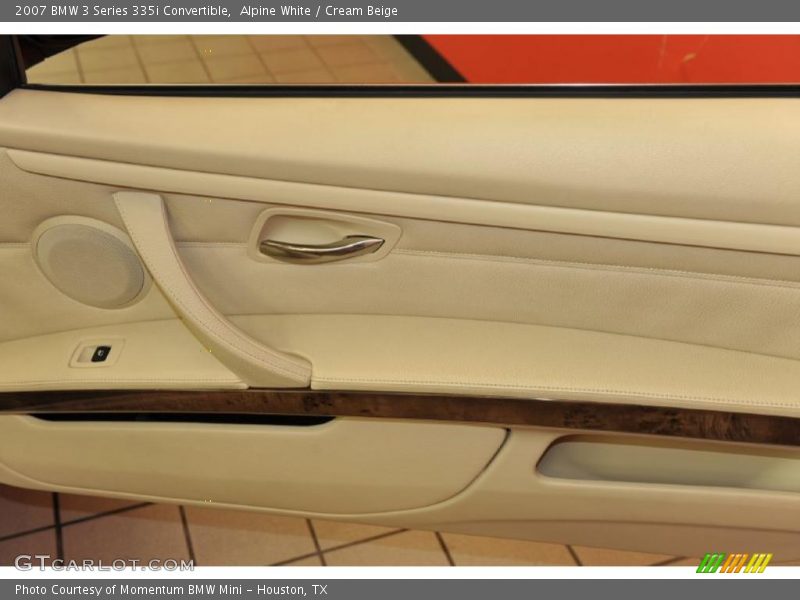 Alpine White / Cream Beige 2007 BMW 3 Series 335i Convertible