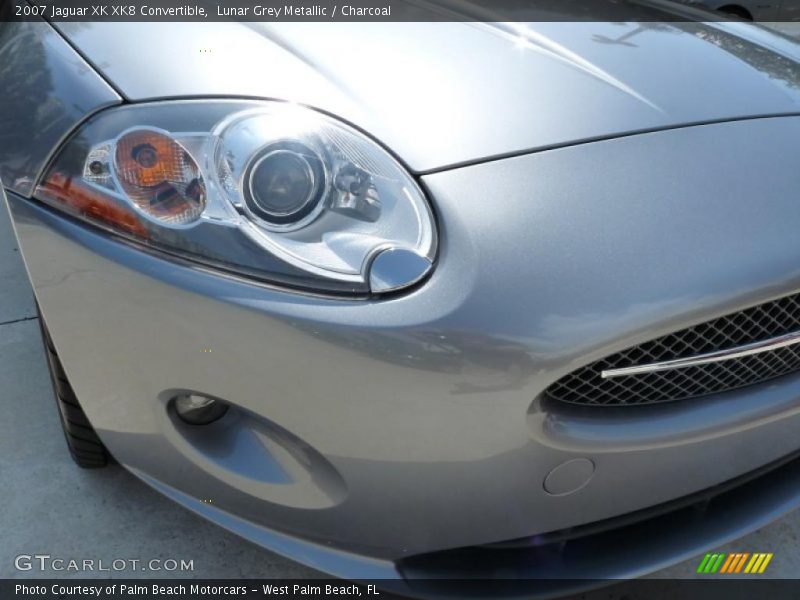 Lunar Grey Metallic / Charcoal 2007 Jaguar XK XK8 Convertible