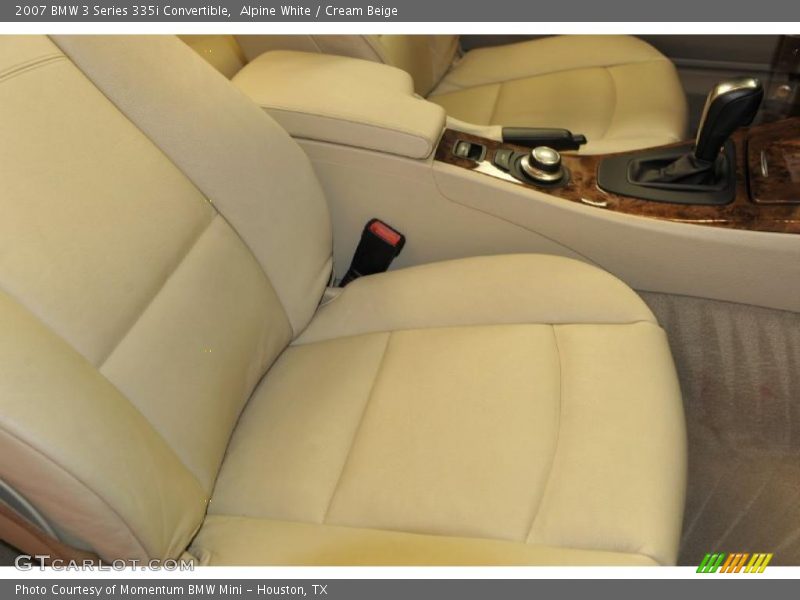 Alpine White / Cream Beige 2007 BMW 3 Series 335i Convertible