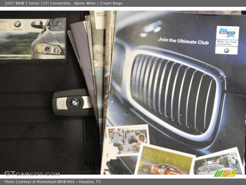 Alpine White / Cream Beige 2007 BMW 3 Series 335i Convertible