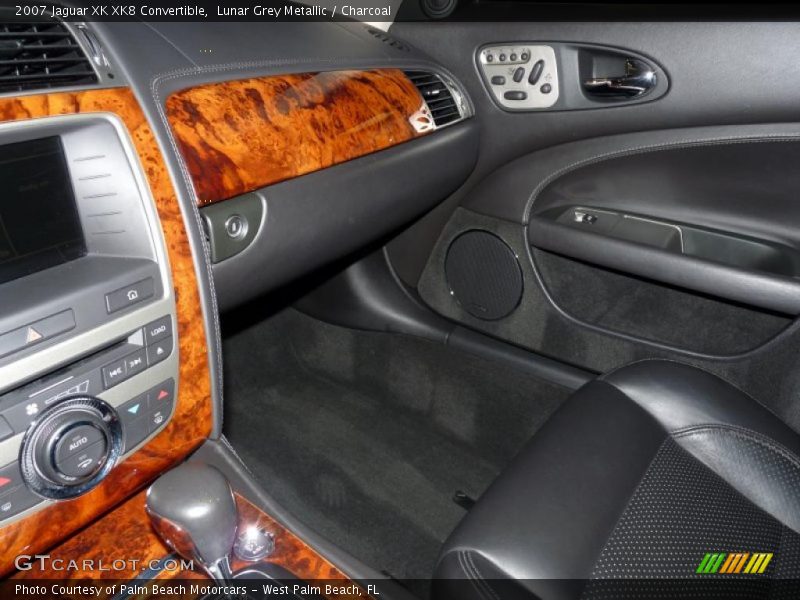 Lunar Grey Metallic / Charcoal 2007 Jaguar XK XK8 Convertible
