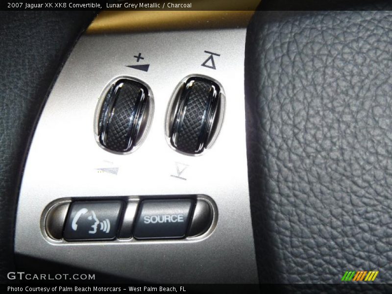 Lunar Grey Metallic / Charcoal 2007 Jaguar XK XK8 Convertible