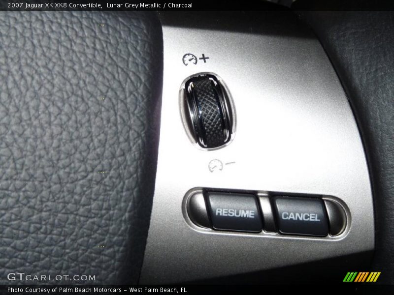 Lunar Grey Metallic / Charcoal 2007 Jaguar XK XK8 Convertible