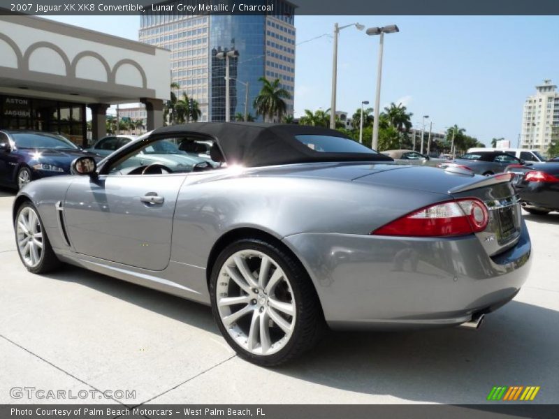 Lunar Grey Metallic / Charcoal 2007 Jaguar XK XK8 Convertible