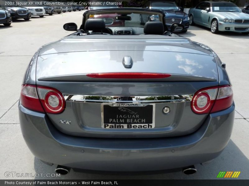 Lunar Grey Metallic / Charcoal 2007 Jaguar XK XK8 Convertible